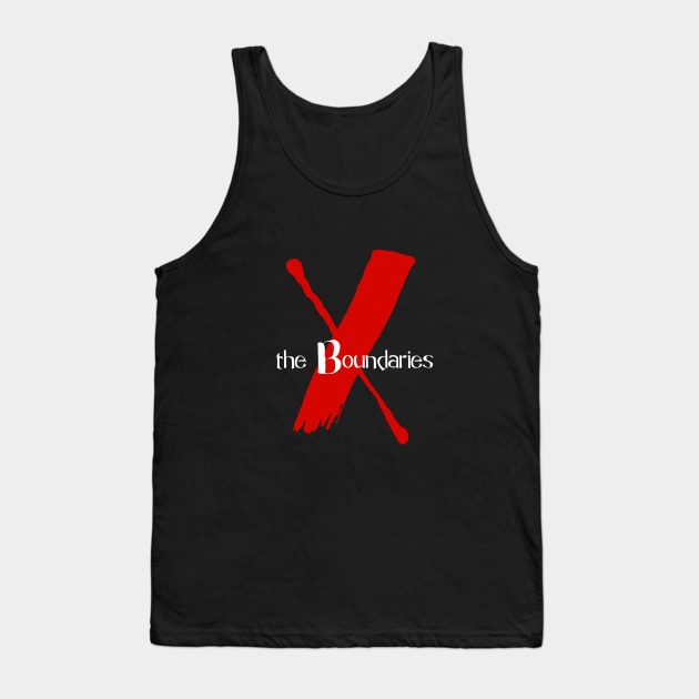 X the Boundaries (Red & White Logo) Tank Top by X the Boundaries